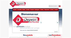 Desktop Screenshot of depetri.fr