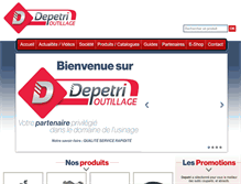 Tablet Screenshot of depetri.fr